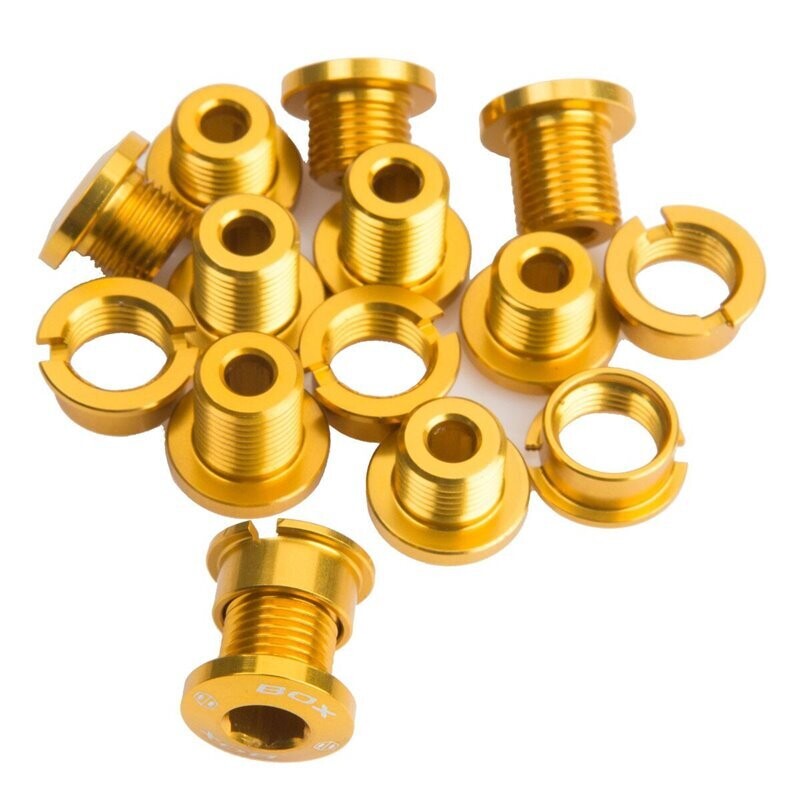 Box Alloy Chainring 15 Ps Bolt Kit Gold