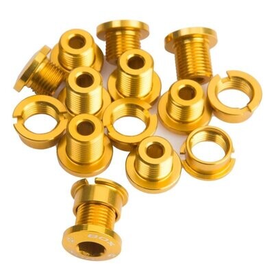 BOX ONE 7075 ALLOY CHAINRING BOLTS GOLD