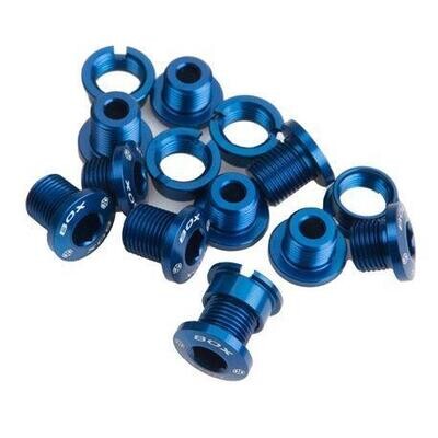 BOX ONE 7075 ALLOY CHAINRING BOLTS BLUE