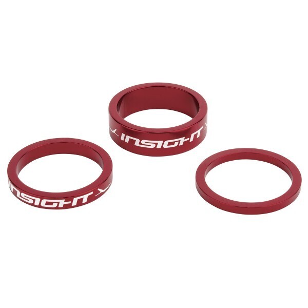 Insight Headset Spacer 1 1/8 Red