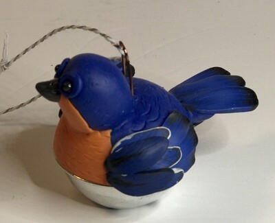 Sculpted Polymer Ornaments - Bluebird