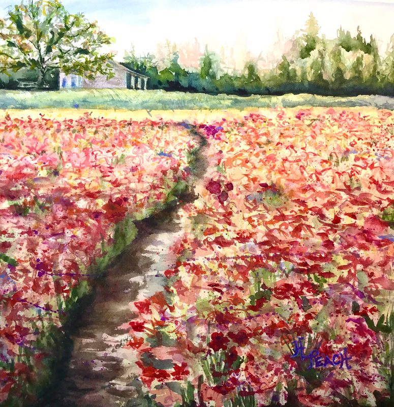 Watercolor Floral Painting Workshop with Heidi-Lee Peach- Workshop Wednesdays-Daytime