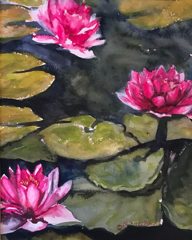 Watercolor Floral Painting Workshop with Heidi-Lee Peach- Workshop Wednesday Evening