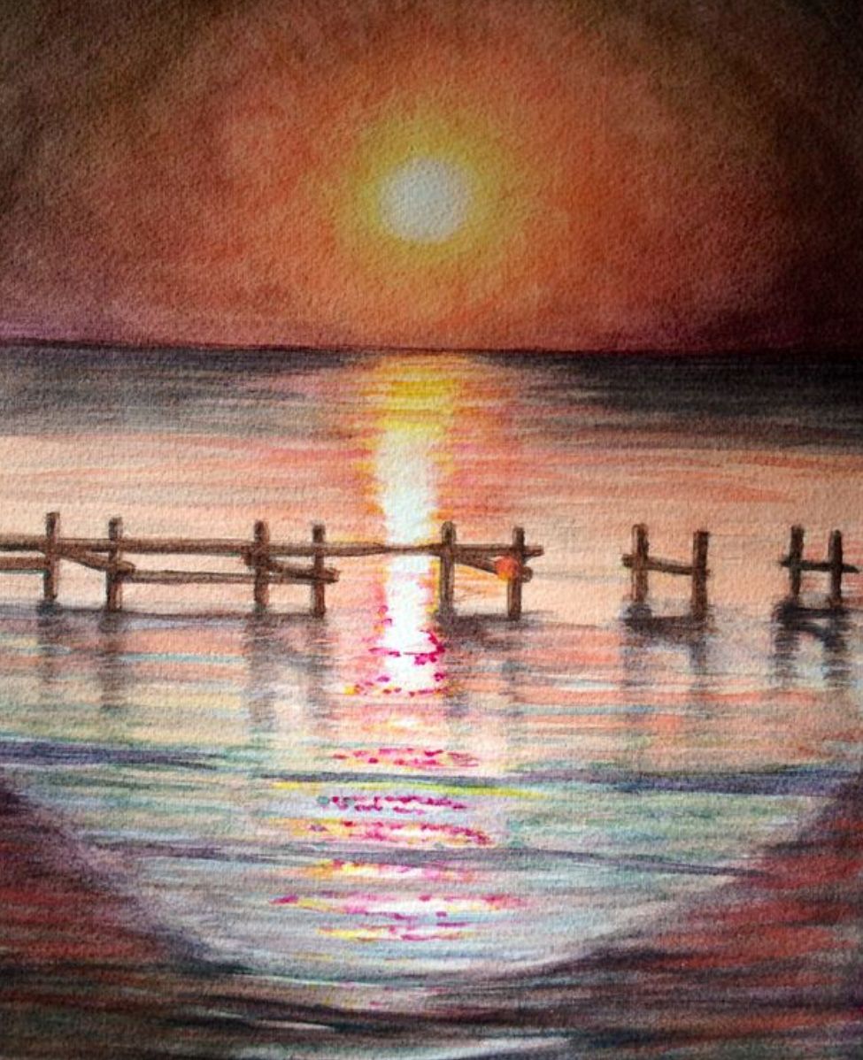 Watercolor Sunset Painting Workshop with Heidi-Lee Peach- Workshop Wednesdays-Daytime Watercolor Sunset Painting Workshop with Heidi-Lee Peach- Workshop Wednesdays-Daytime