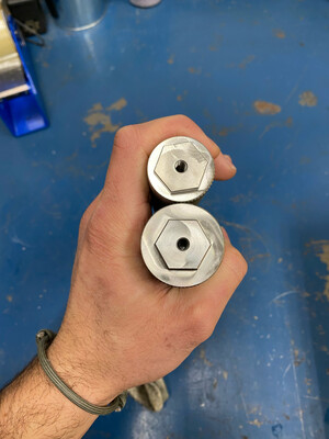 Powerblock® THICK GRIP Stainless Knurled Handles