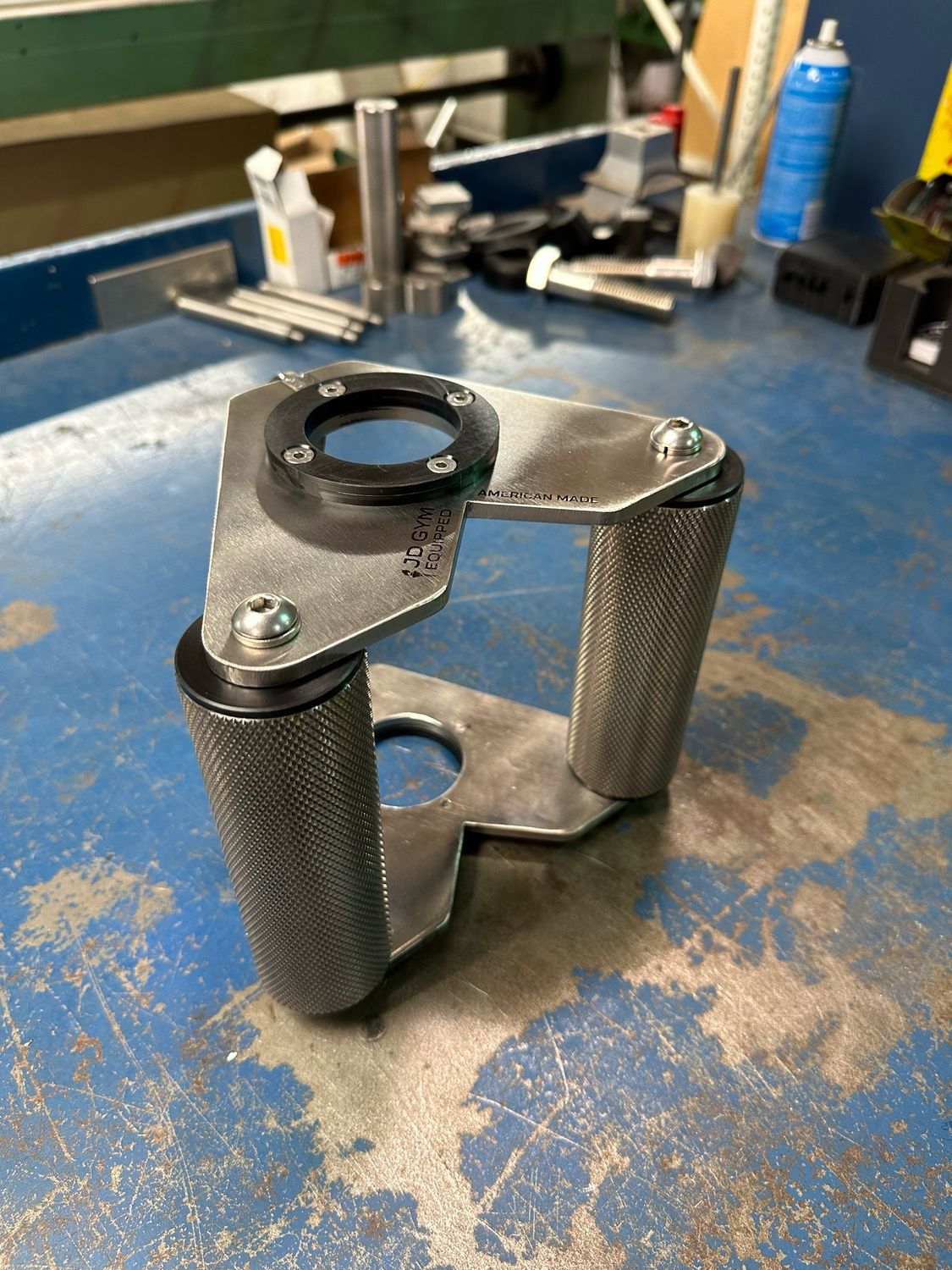 Thick Grip Rad Row With Barbell Protection