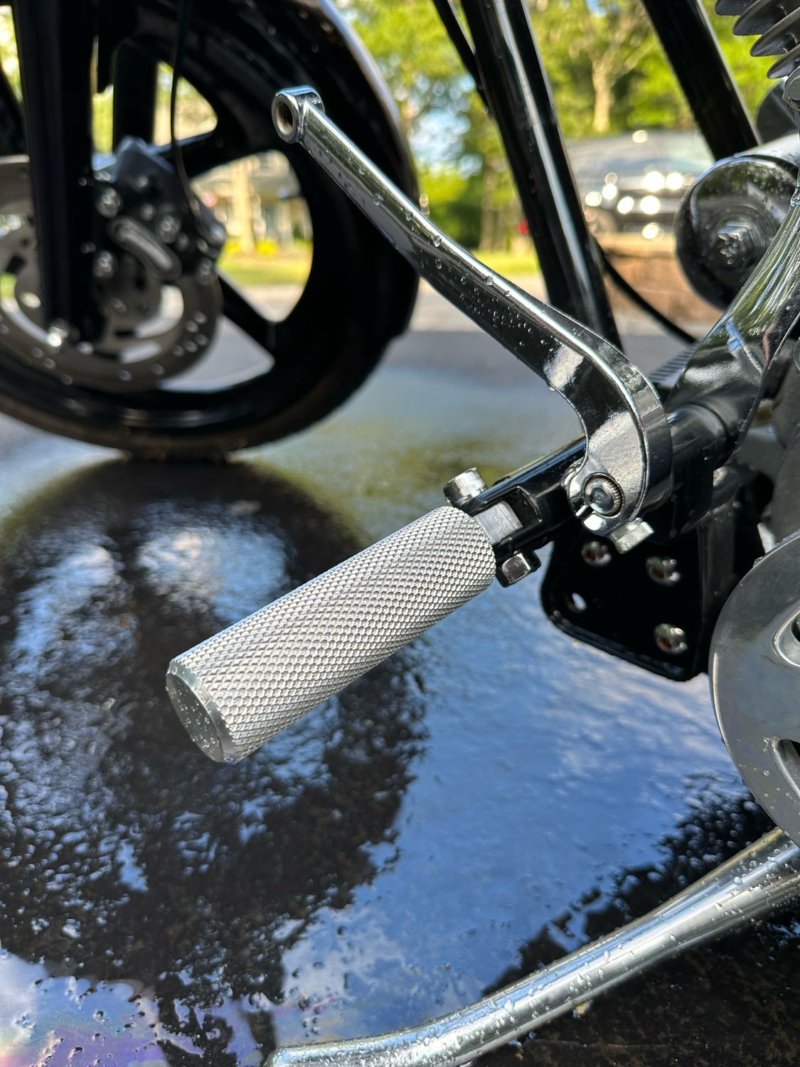Knurled Motorcycle Pegs