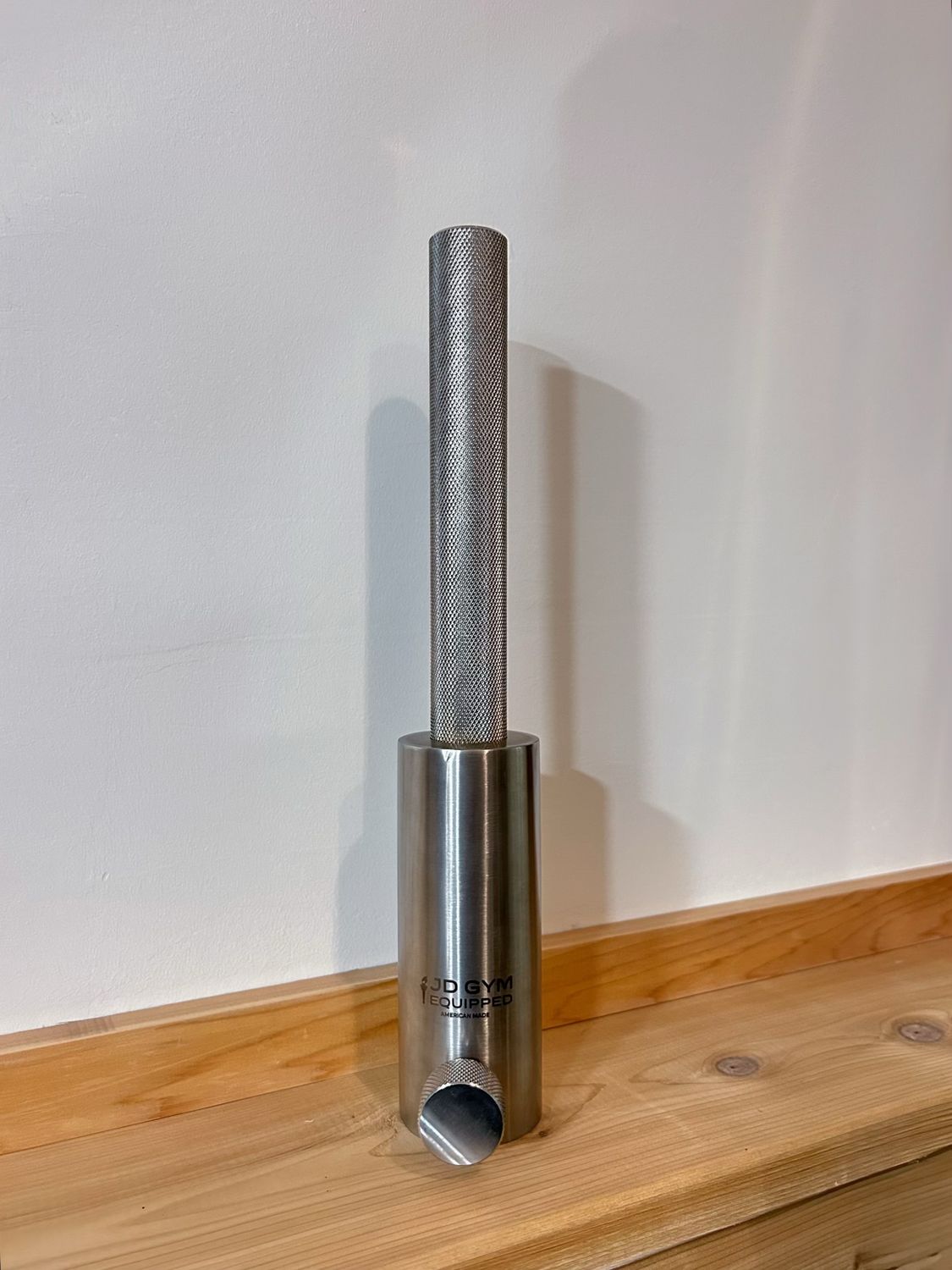 Stainless Knurled Landmine Handle