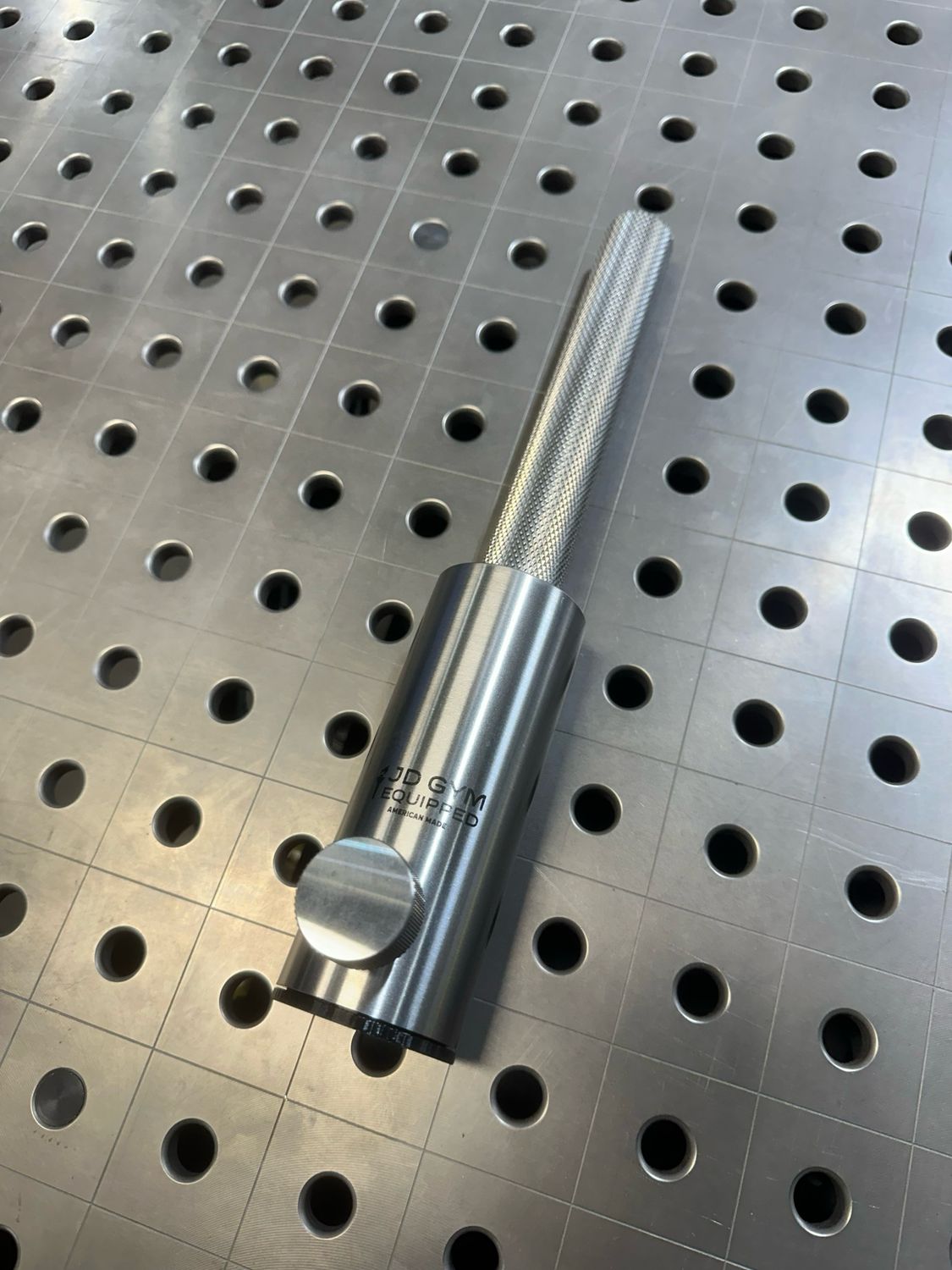 Stainless Knurled Landmine Handle