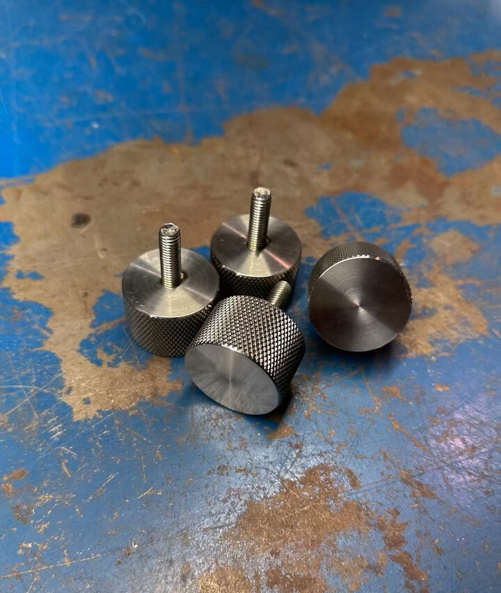 Bulletproof Isolator Knurled Knobs