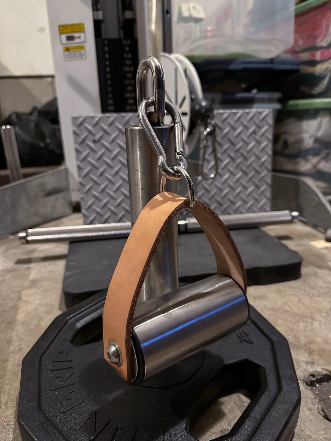 Stainless Thick Grip Rolling Handle