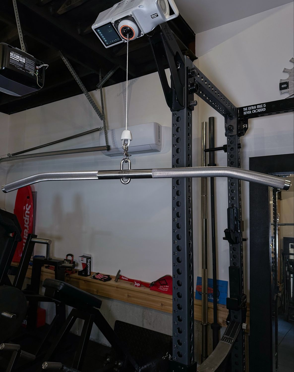 Reversible Stainless Lat Bar