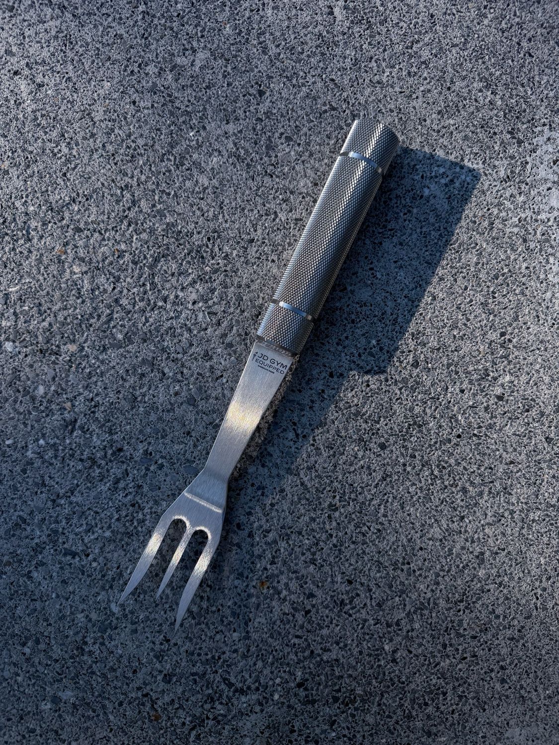 Knurled Stainless BBQ Fork
