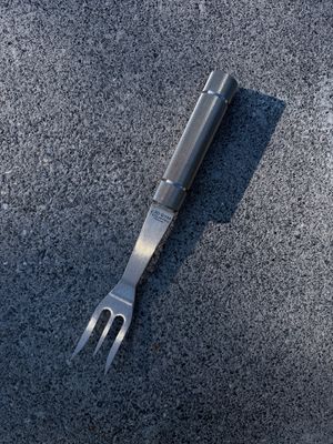 Knurled Stainless BBQ Fork