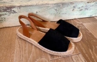 Two tone sandals