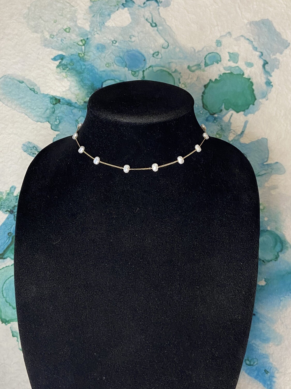 pearl dainty necklace