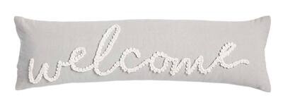 Grey Welcome Pillow
