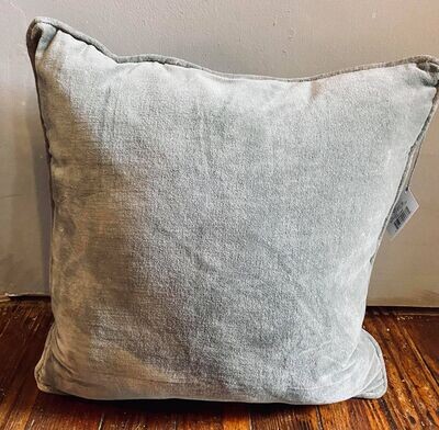  $15.99 grey velvet pillow 