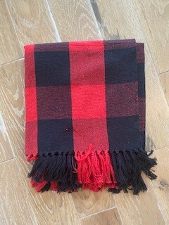  Red&Black Throw 