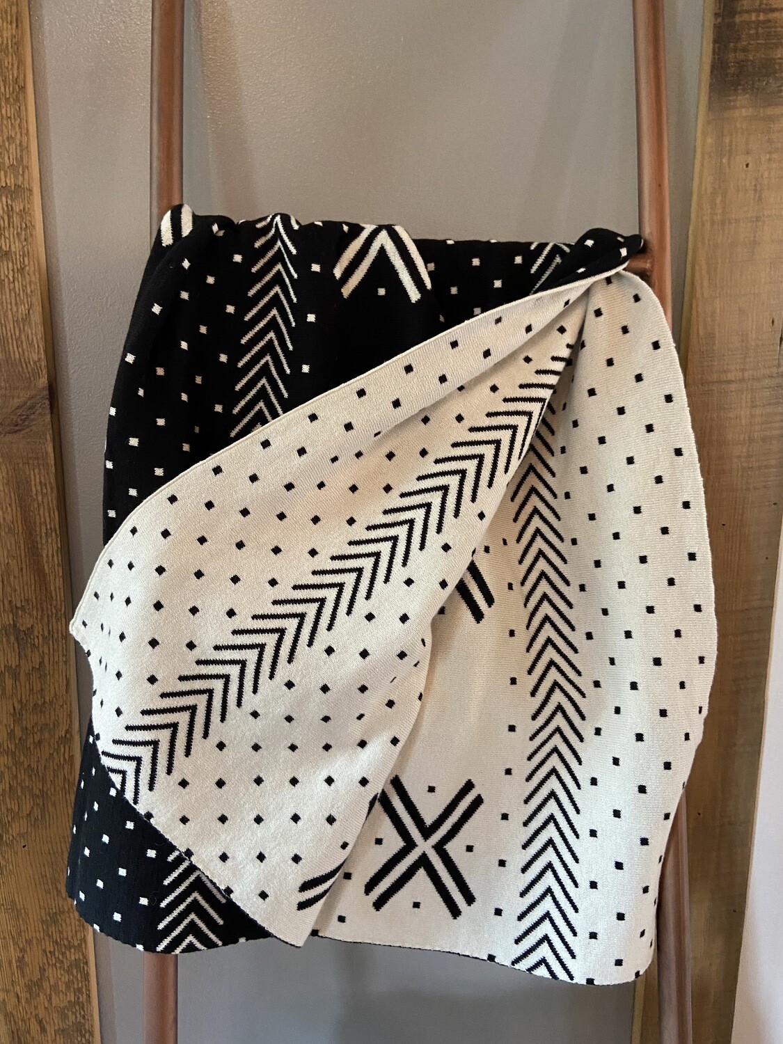 Black and White Baby Blanket