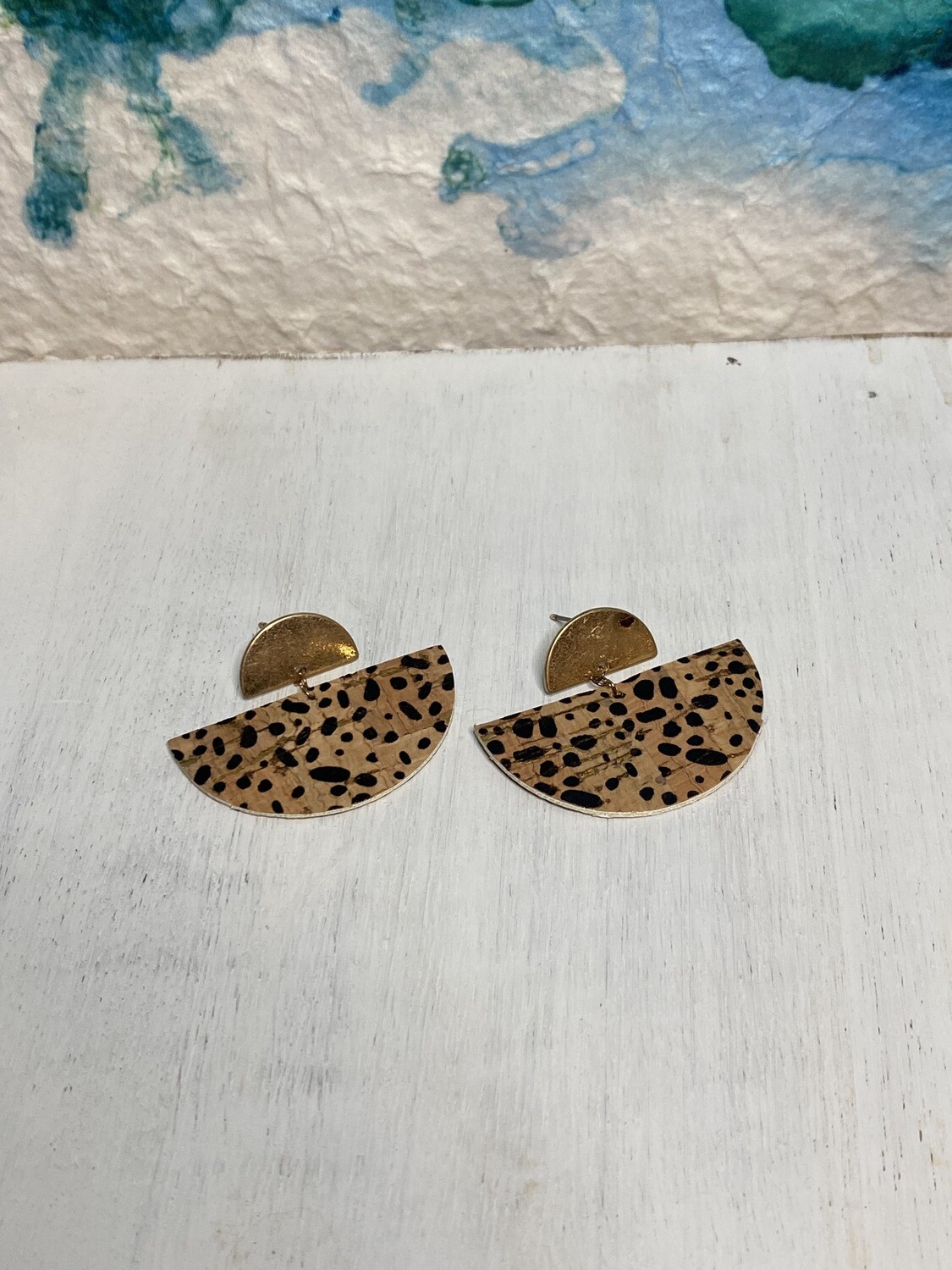 Cheetah Drop Earring