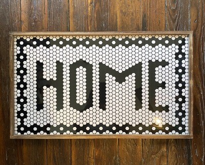 Hexagon Home Sign