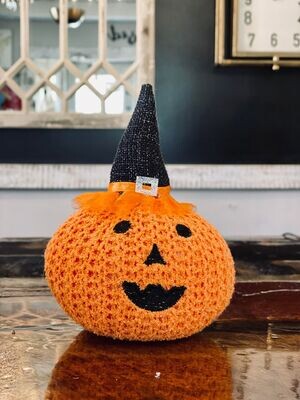 Spooky Knit Pumpkins