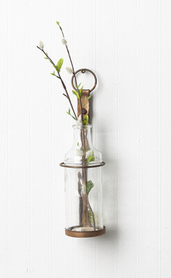 Copper Hanging Bud Vase