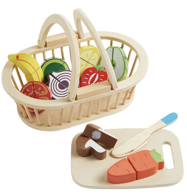 Wooden Produce Basket Set