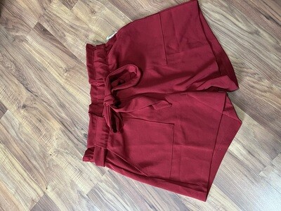 Paperbag Knit Shorts