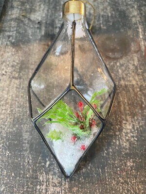Terrarium Glass Ornament