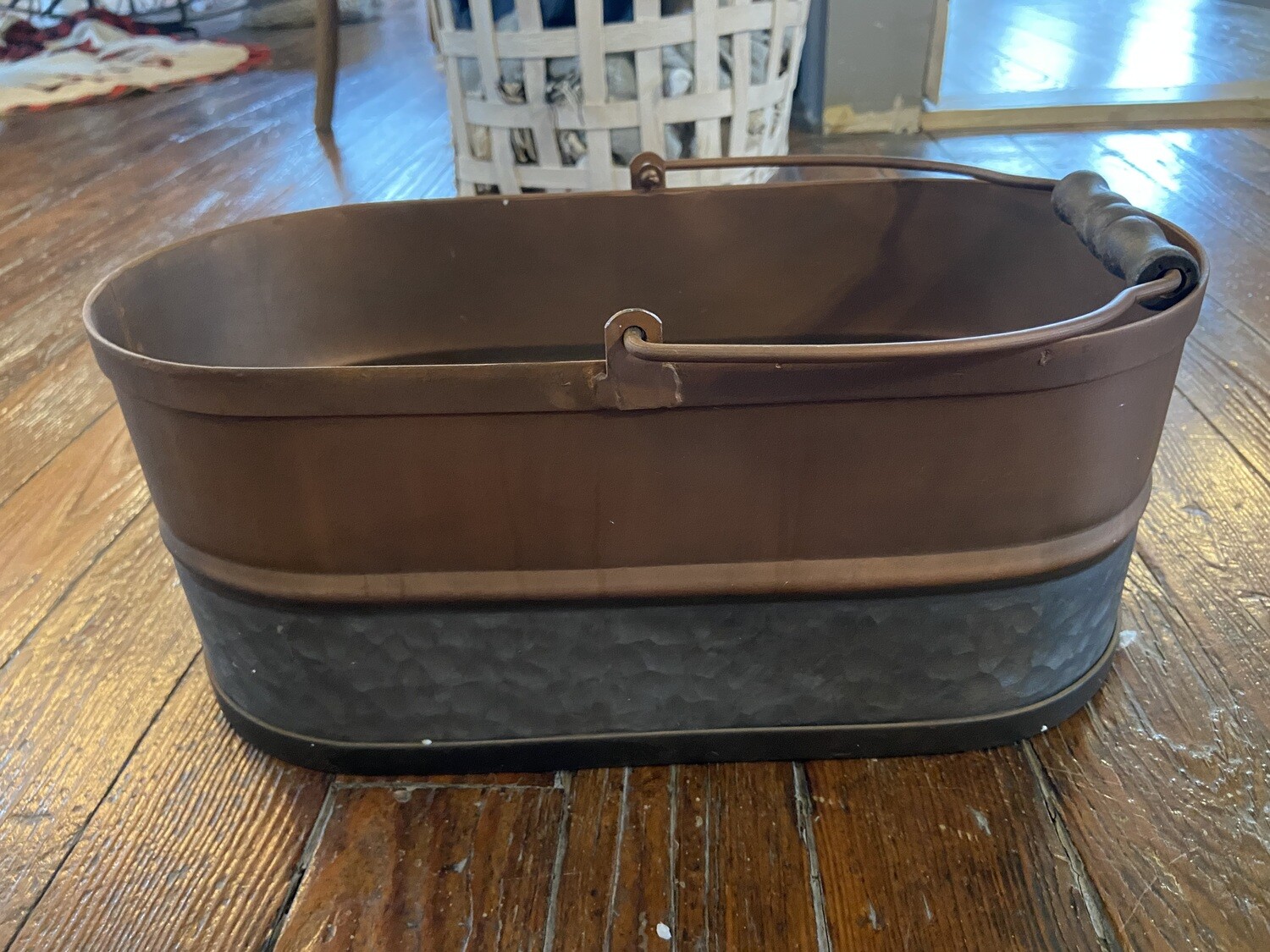 Copper Oval Planters, size: Lg