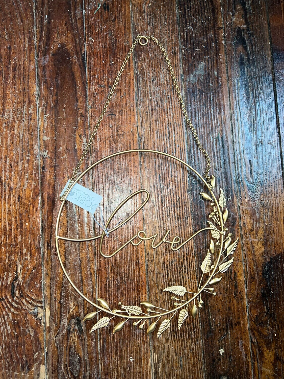 Gold Metal Wreath