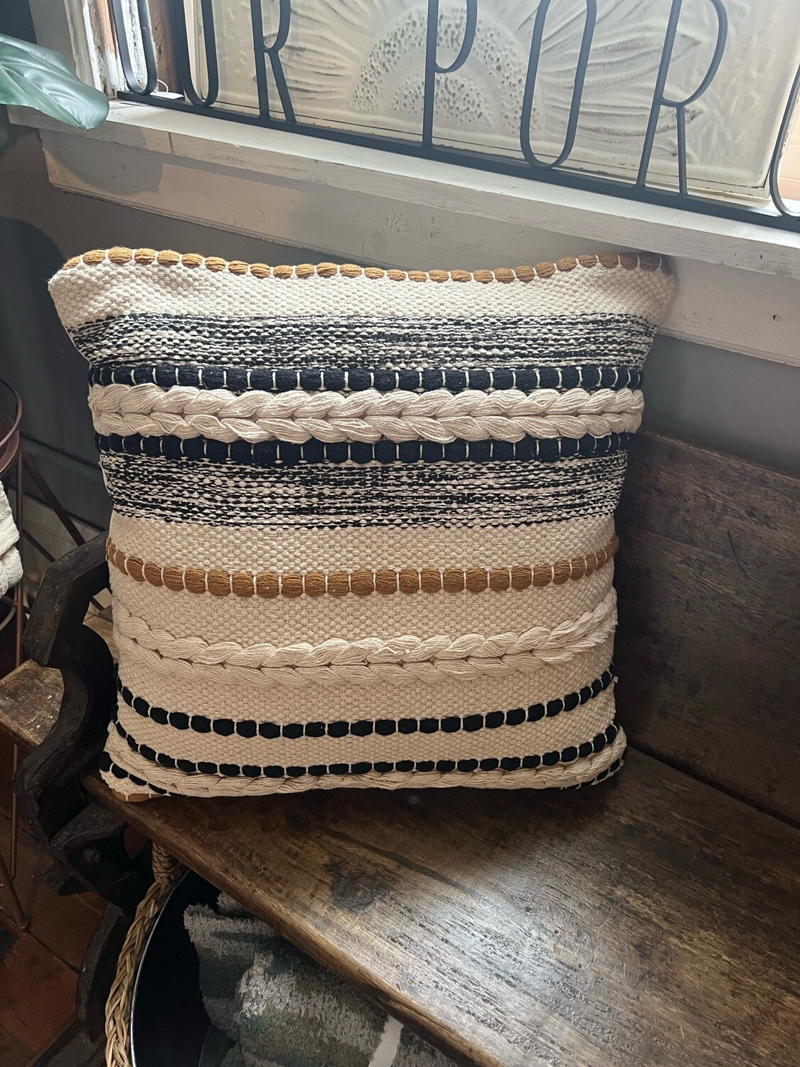 Braided Stripe Pillow