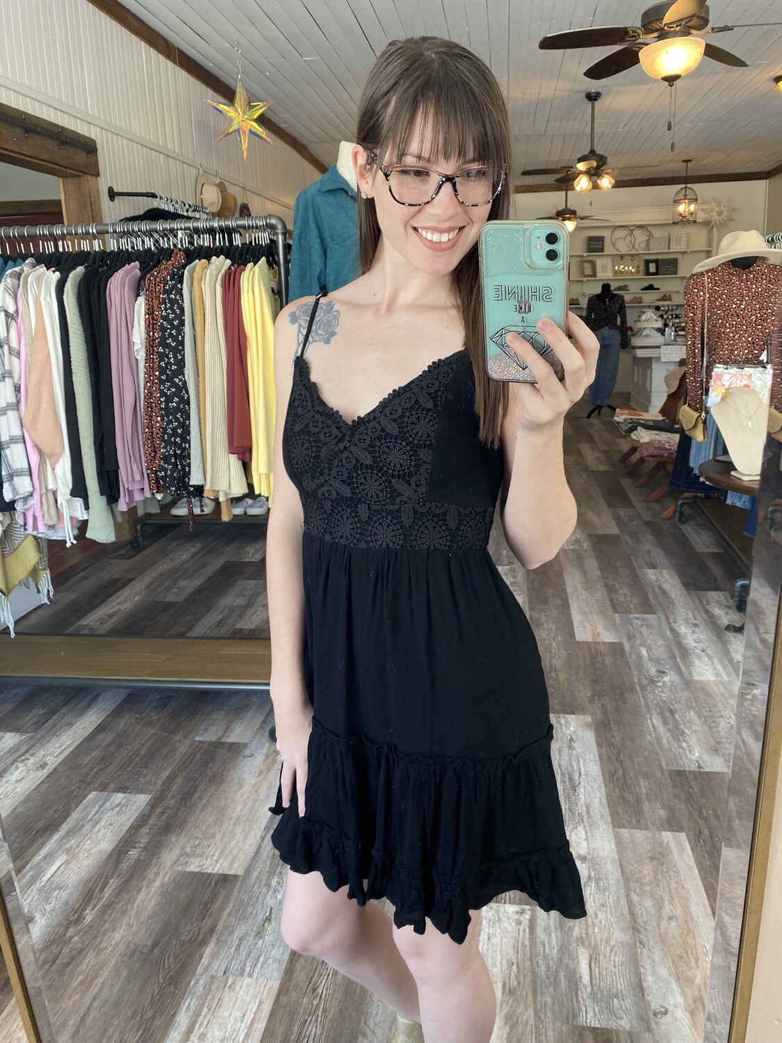 Little Black Dress W/ Lace