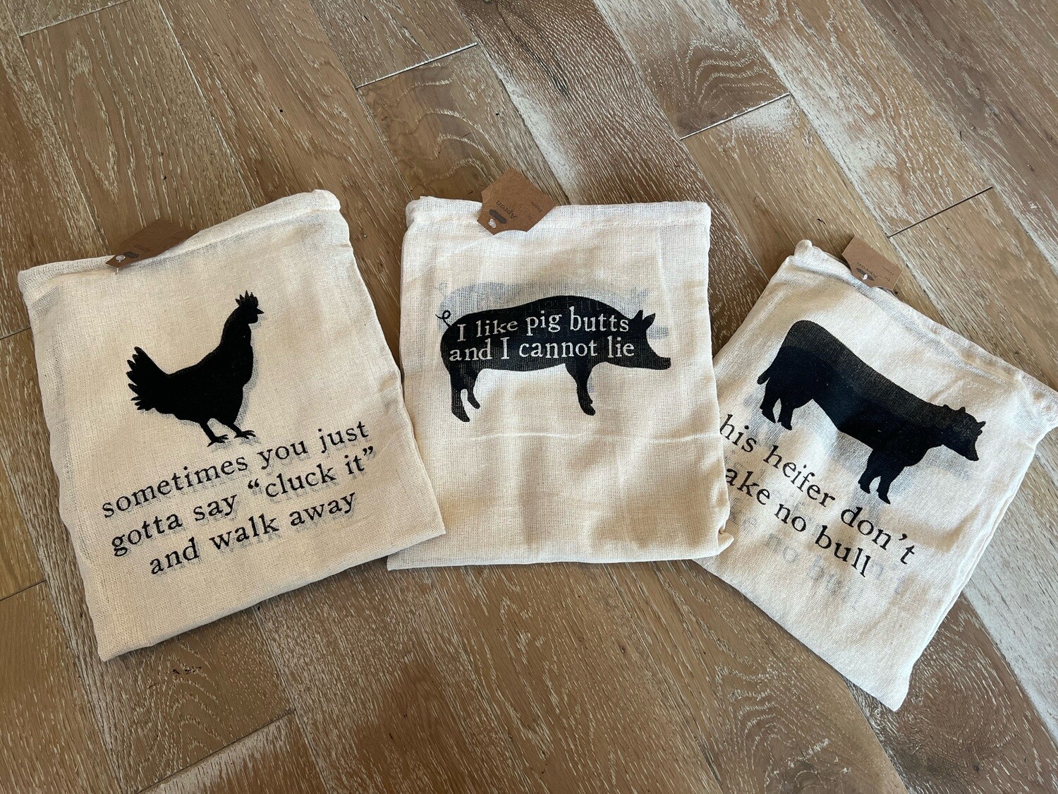 Animal Aprons In A Bag