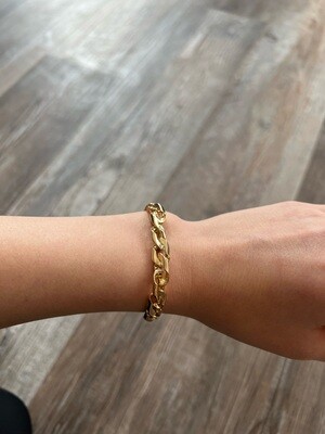 Diamond Curb Chain Bracelet