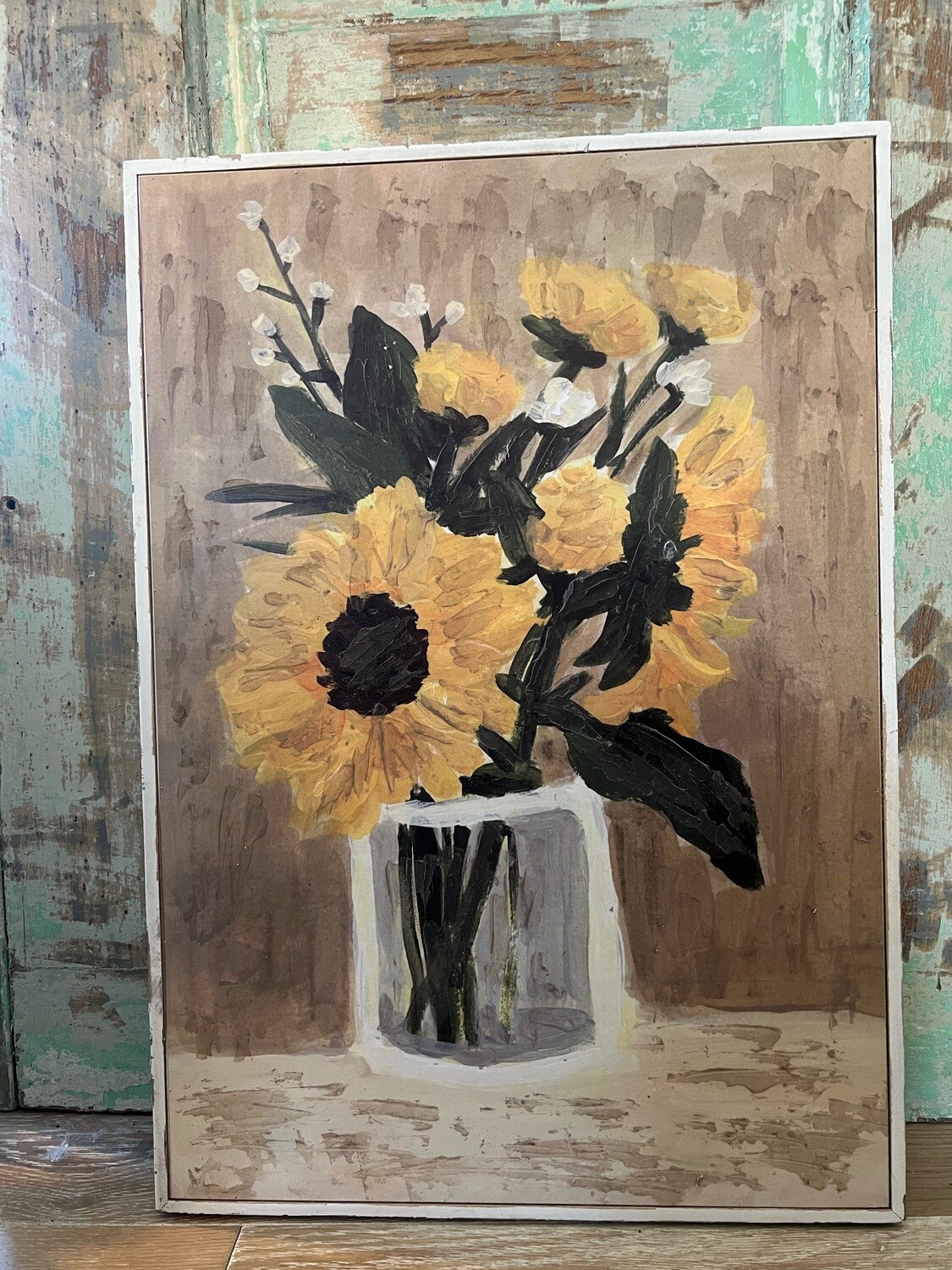Sunflower Abstract Painting