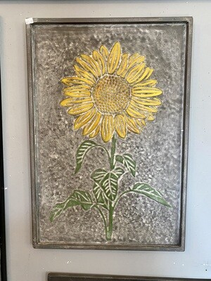Metal Sunflower Picture