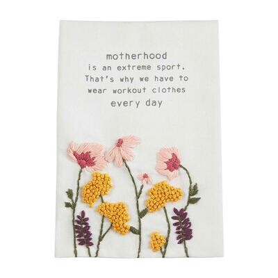 Motherhood Floral Towel
