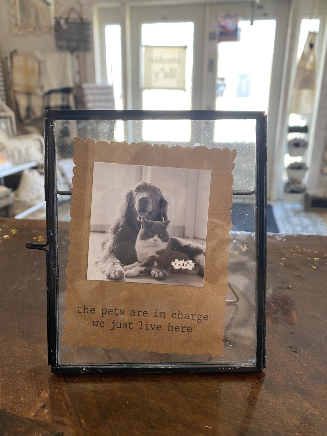 Pet's In Charge Picture Frame