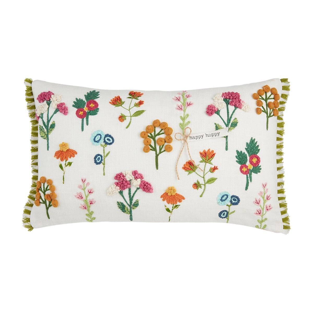 Flower Lumbar Pillow