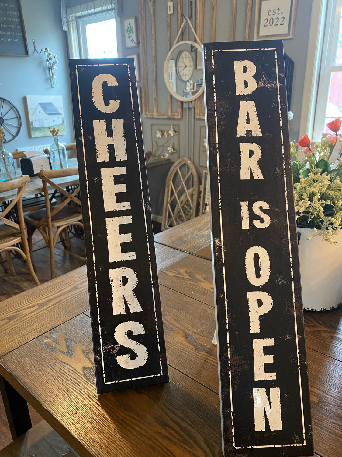 Bar Tabletop Sign with Easel