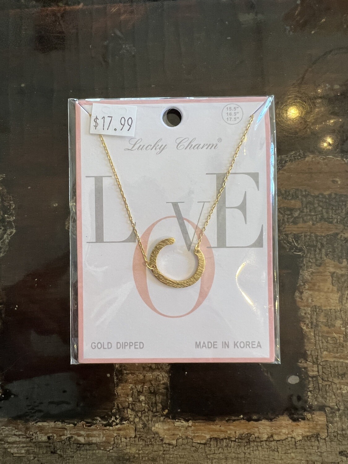 Flat Initial Necklace