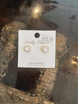 Smiley Face Studs
