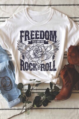 Freedom Rock & Roll Graphic Tee