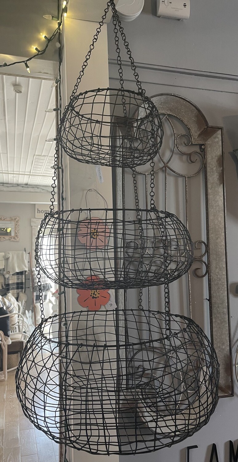 Three Tiered Hanging Basket 