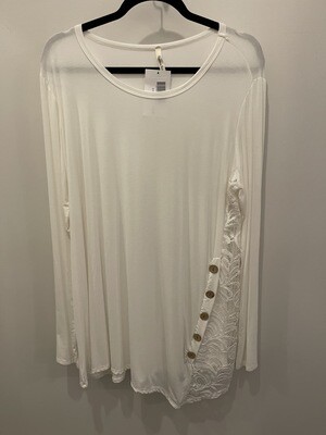 Ivory Detailed Top +