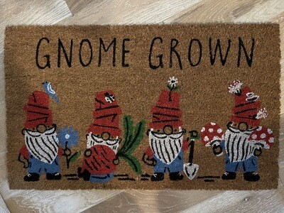 Gnome Grown Welcome Mat