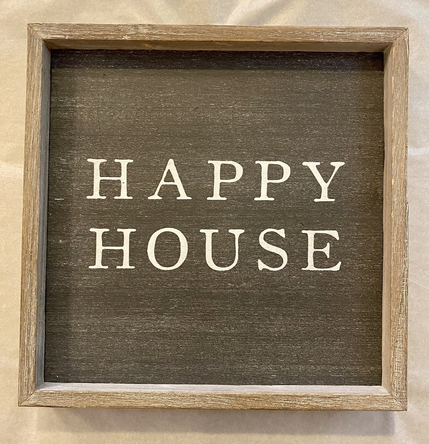 Happy House Plaque